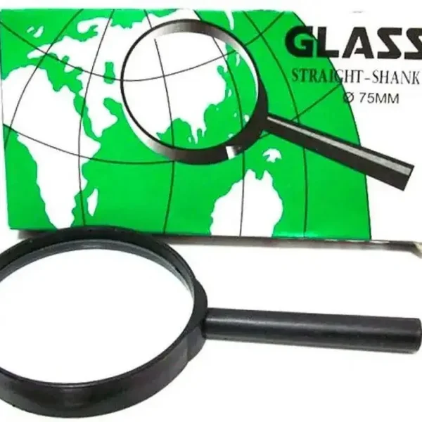 Loupe Portable à Main – Diamètre 75 mm, Manche Droit