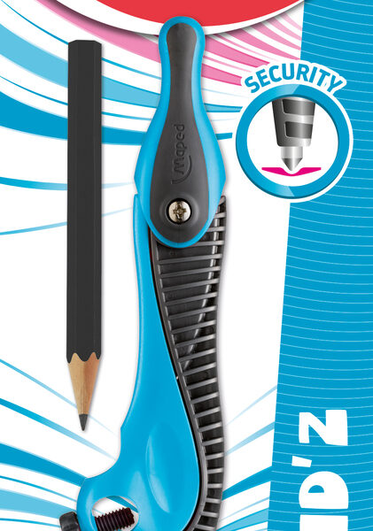 Compas Ergonomique pour Enfants avec Crayon