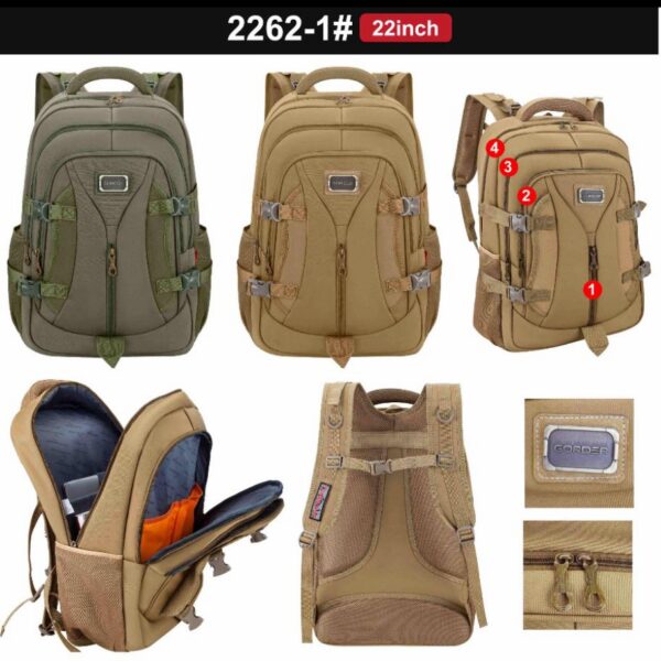 Sac à dos – Design Urbain avec Multiples Compartiments